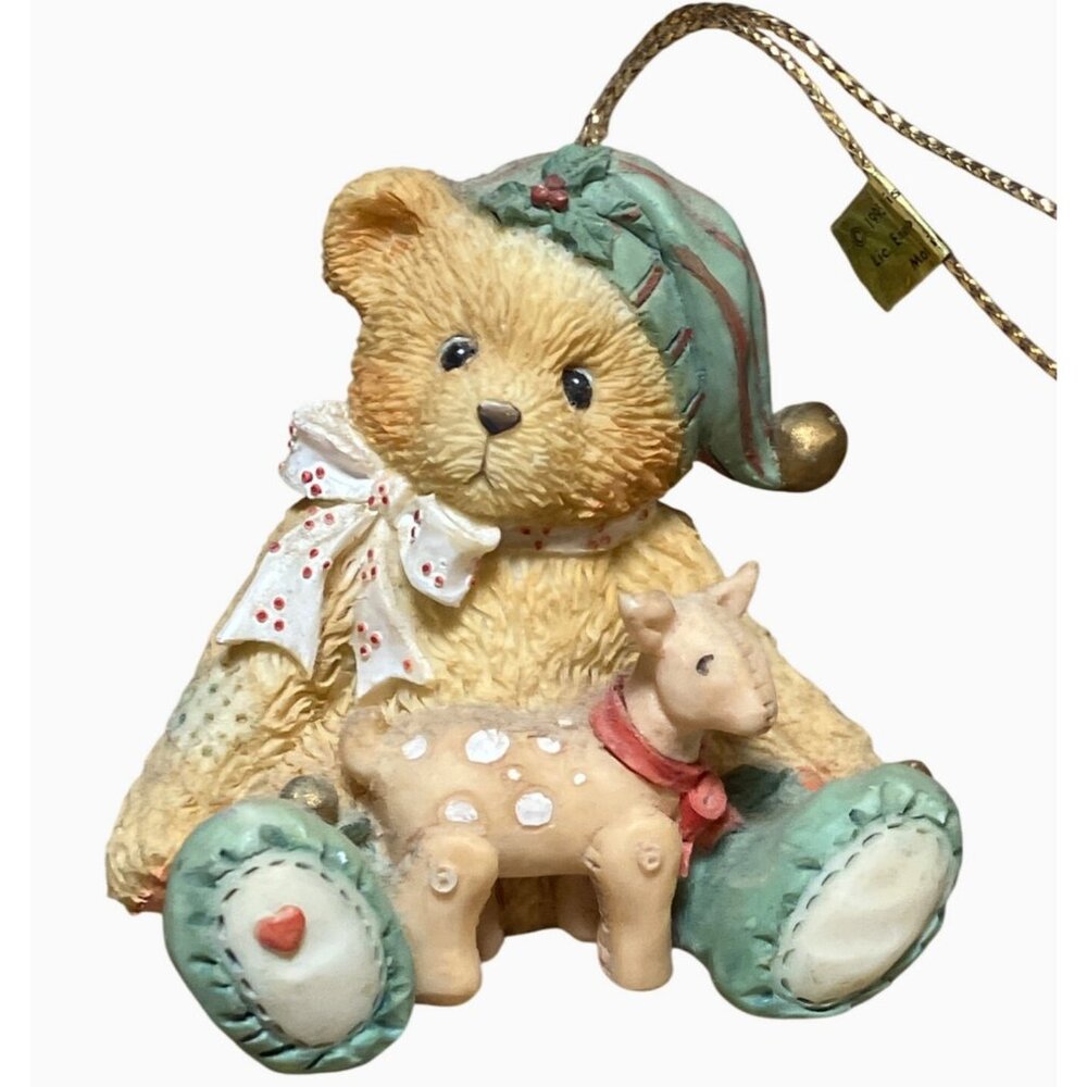 Enesco 1995 Sandra Hillman Bear & Deer Figurine
